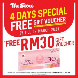 The Store Free Voucher Promotion (25 March 2021 - 28 March 2021)