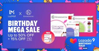 Kinohimitsu Promotion Up To 50% OFF + 15% OFF Voucher on Lazada Birthday Sale (27 March 2021)