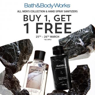 Bath & Body Works Buy 1 Get 1 FREE Sale at Johor Premium Outlets (25 March 2021 - 26 March 2021)