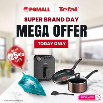 Tefal Super Brand Day Sale Up To 25% OFF on PG Mall (26 Mar 2021)