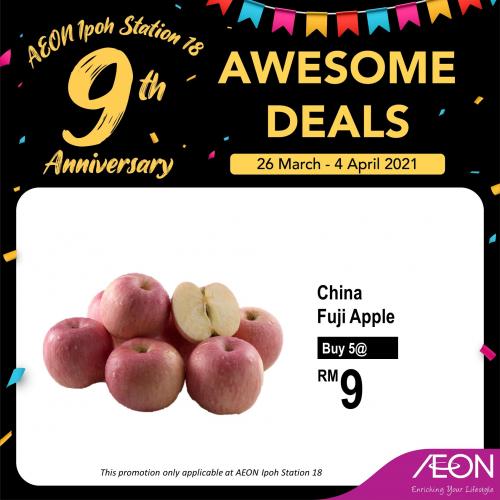 AEON Ipoh Station 18 Awesome Deals Promotion (26 March 2021 - 4 April 2021)