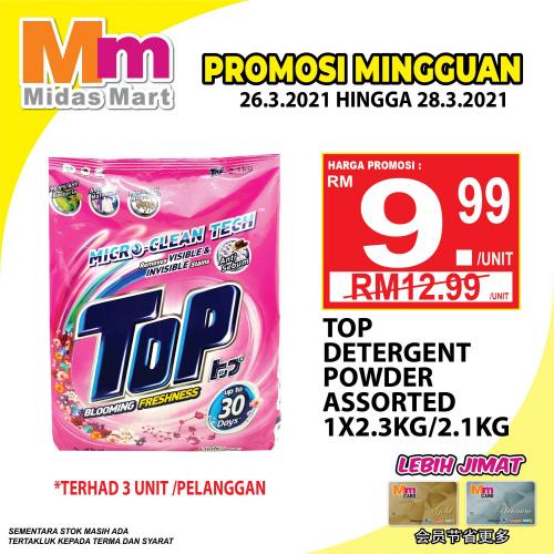 Midas Mart Weekend Promotion (26 March 2021 - 28 March 2021)