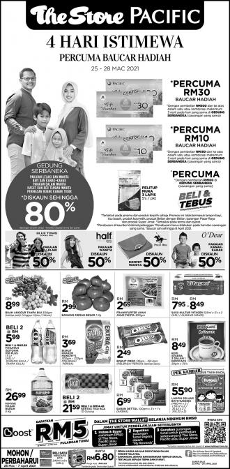 The Store and Pacific Hypermarket Weekend Promotion (25 March 2021 - 28 March 2021)