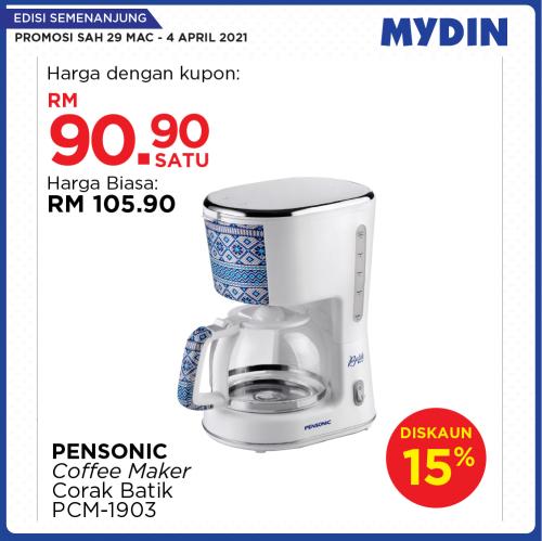 MYDIN Meriah Mania Coupons Promotion (29 March 2021 - 4 April 2021)