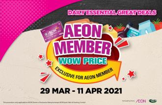 AEON Member Wow Price Promotion (29 March 2021 - 11 April 2021)