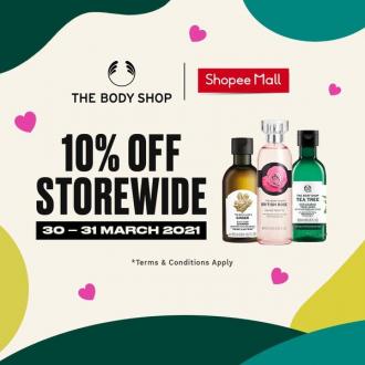 The Body Shop 10% OFF Promotion on Shopee (30 March 2021 - 31 March 2021)