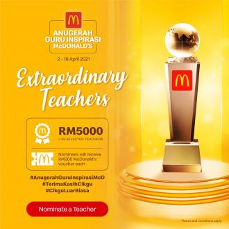 McDonald's Anugerah Guru Inspirasi 2021 (2 Apr 2021 - 18 Apr 2021)