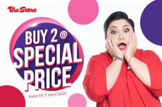 The Store Buy 2 @ Special Price Promotion (valid until 7 April 2021)