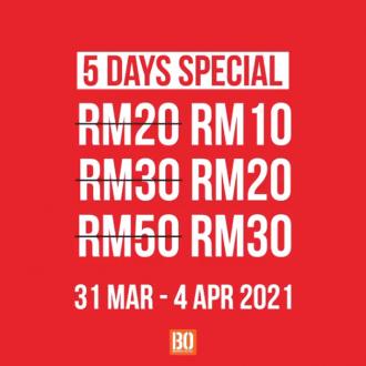 Brands Outlet 5 Days Special Sale As Low As RM10 (31 March 2021 - 4 April 2021)