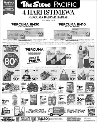 The Store and Pacific Hypermarket Weekend Promotion (1 April 2021 - 4 April 2021)