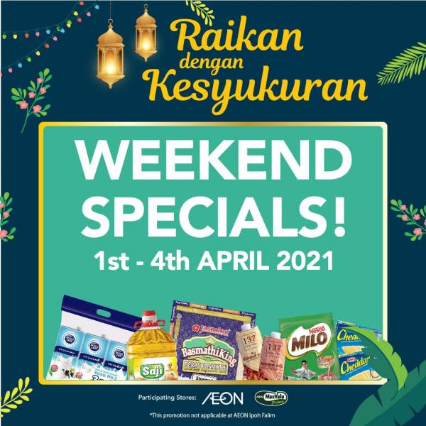 AEON Weekend Promotion (1 April 2021 - 4 April 2021)