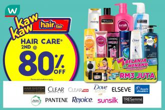 Watsons Hair Care Sale 2nd @ 80% OFF (1 Apr 2021 - 5 Apr 2021)