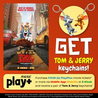 GSC FREE Tom & Jerry Keychains Promotion (1 Apr 2021 onwards)