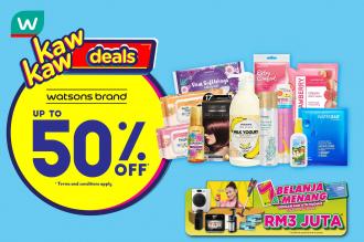 Watsons Brand Products Sale Up To 50% OFF (1 April 2021 - 5 April 2021)