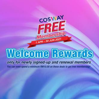 Cosway FREE Membership Promotion (1 Apr 2021 - 30 Jun 2021)