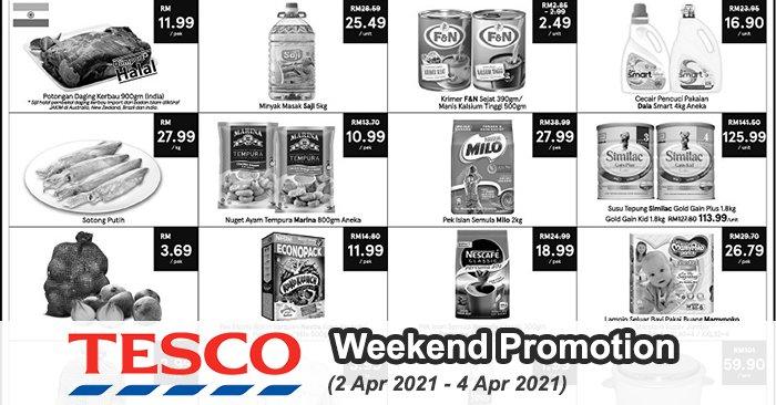 Tesco Weekend Promotion (2 Apr 2021 - 4 Apr 2021)