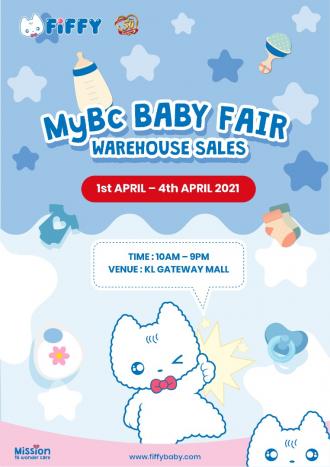 Fiffy MYBC Baby Fair Warehouse Sale at KL Gateway Mall (1 Apr 2021 - 4 Apr 2021)