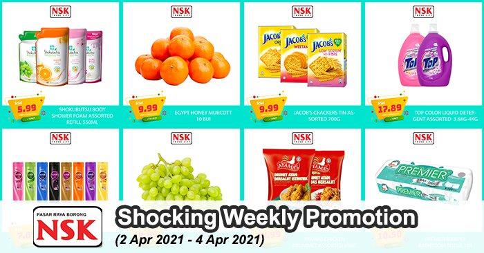 NSK Shocking Weekly Promotion (2 Apr 2021 - 4 Apr 2021)