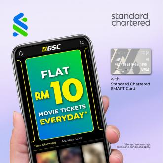 GSC Movie @ RM10 Promotion With Standard Chartered Credit Card (1 April 2021 - 31 December 2021)