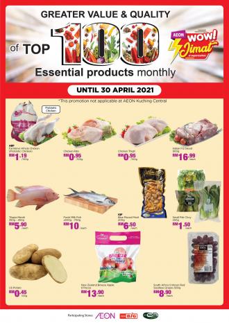 AEON Top 100 Essential Products Promotion (1 April 2021 - 30 April 2021)
