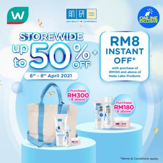 Watsons Online Hada Labo Promotion Up To 50% OFF (6 Apr 2021 - 8 Apr 2021)
