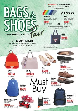 SOGO Kuala Lumpur Bags & Shoes Fair Sale (9 April 2021 - 18 April 2021)
