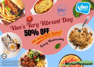 Vivo Pizza Very Vibrant Day 50% OFF Promotion (every Wednesday)