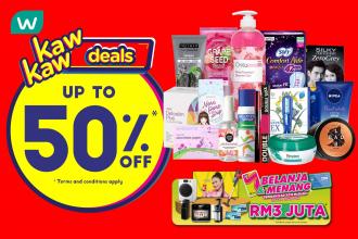 Watsons Kaw Kaw Deals Sale Up To 50% OFF (8 April 2021 - 12 April 2021)