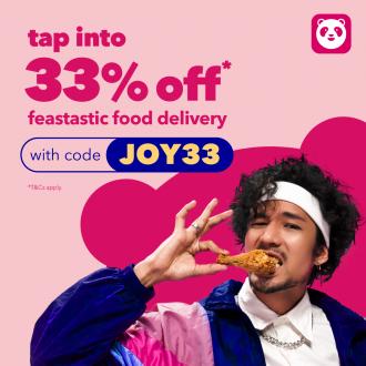 FoodPanda Feastastic Food Delivery Promotion FREE 33% OFF Promo Code