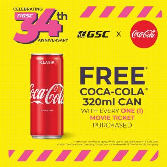 GSC FREE Coca-Cola Promotion (8 April 2021)