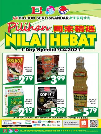 BILLION Seri Iskandar Weekend Promotion (9 April 2021)