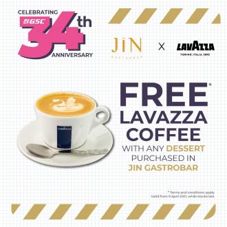 GSC JIN Gastrobar FREE Coffee Promotion (9 Apr 2021 onwards)
