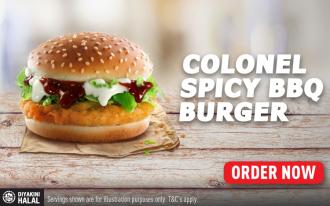KFC Colonel Spicy BBQ Burger