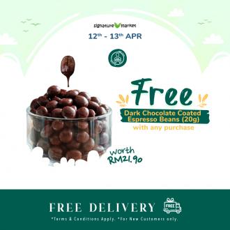 Signature Market New Customer FREE Chocolate & FREE Delivery Promotion (12 April 2021 - 13 April 2021)