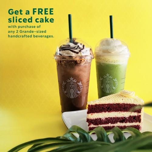 Starbucks Ramadan Promotion FREE Cake (13 April 2021 - 12 May 2021)