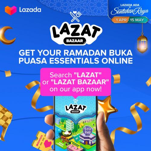 Lazada Lazat Bazaar Promotion Get Ramadan Buka Puasa Essentials (1 April 2021 - 15 May 2021)
