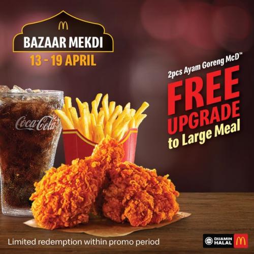 McDonald's Ramadan Bazaar Mekdi Promotion (13 April 2021 - 19 April 2021)