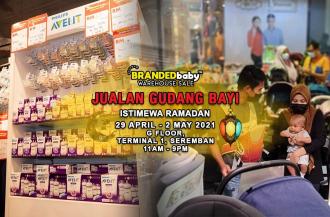Branded Baby Warehouse Sale Discount Up To 90% at Terminal 1 Seremban (29 April 2021 - 2 May 2021)