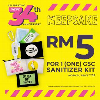 GSC Online GSC Sanitizer Kit @ RM5 Promotion (valid until 30 Apr 2021)