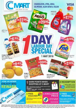 C-MART Labour Day Special Promotion Catalogue (1 May 2018 - 15 May 2018)