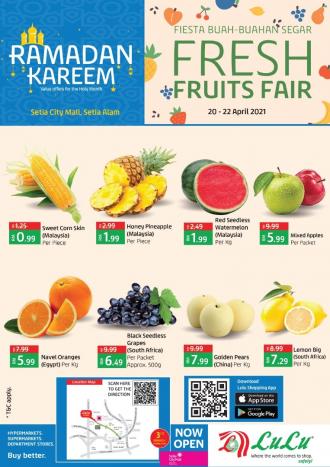 LuLu Setia City Mall Ramadan Fresh Fruits Fair Promotion (20 April 2021 - 22 April 2021)