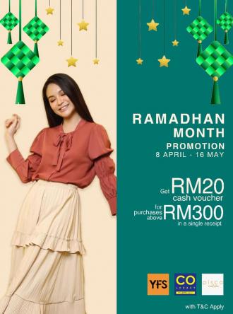 YFS & Colegacy Concept Store Ramadan Month Promotion (8 April 2021 - 16 May 2021)