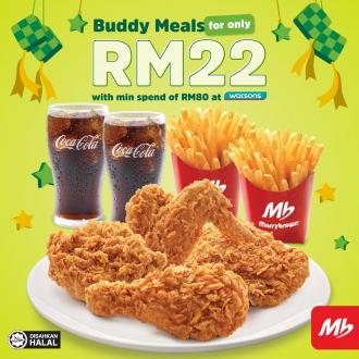 Marrybrown Watsons Promotion Buddy Meals @ RM22