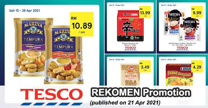 Tesco REKOMEN Promotion published on 21 April 2021
