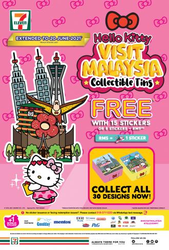 7 Eleven Hello Kitty Visit Malaysia Collectible Tins (valid until 20 June 2021)