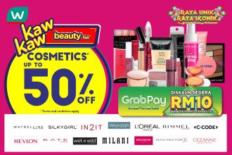 Watsons Cosmetics Sale Up To 50% OFF (22 Apr 2021 - 26 Apr 2021)