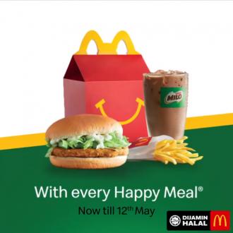 McDonald's Happy Meal FREE Upgrade To Milo Promotion (valid until 12 May 2021)