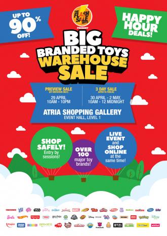 The Flash Sale Guys Big Branded Toys Warehouse Sale Up To 90% OFF at Atria Shopping Gallery (29 April 2021 - 2 May 2021)