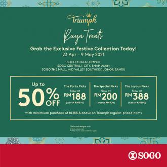 SOGO Triumph Raya Festival Collection Promotion (23 April 2021 - 9 May 2021)
