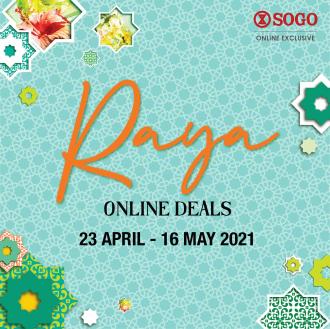 SOGO Online Raya Sale FREE RM10 e-Voucher (23 April 2021 - 16 May 2021)